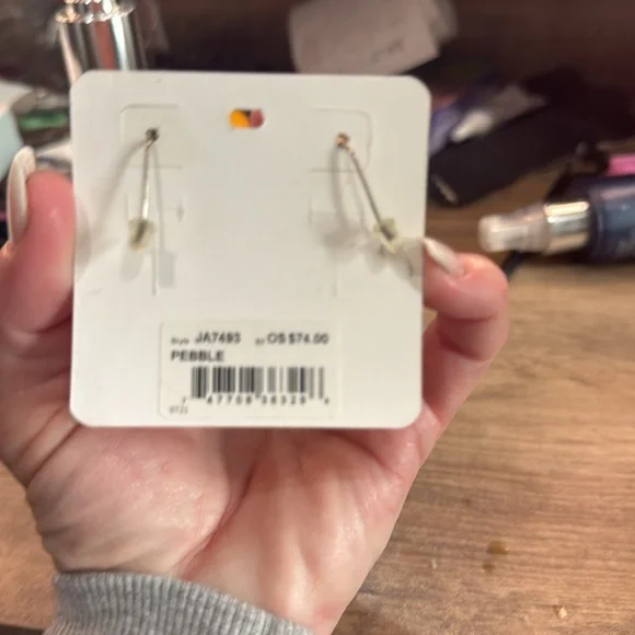 Brighton silver and turquoise earrings - Picture 2 of 3